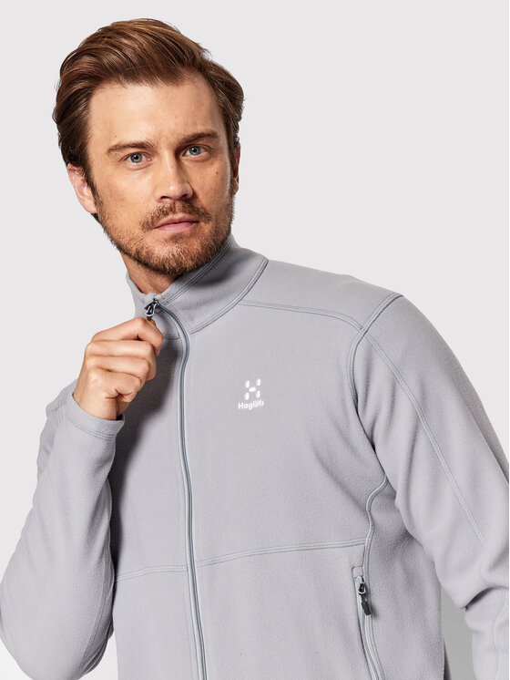 Felpa di pile Buteo 605073 Grigio Regular Fit