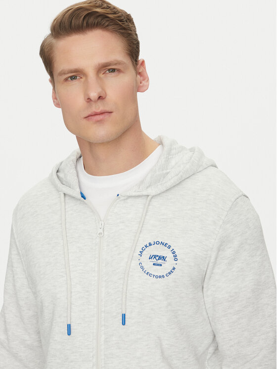 Jack&Jones Jack&Jones Majica dugih rukava Simon 12269366 Bijela Standard Fit