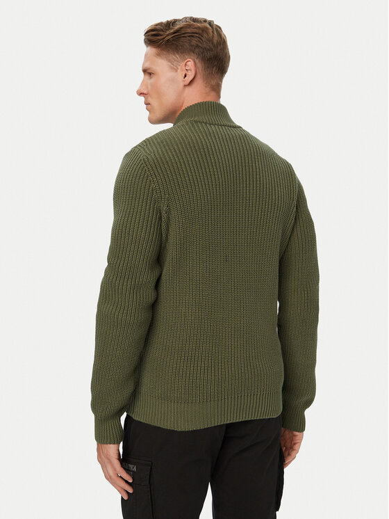 Aeronautica Militare Aeronautica Militare Kardiganas 262MA1664UL00409 Chaki Regular Fit