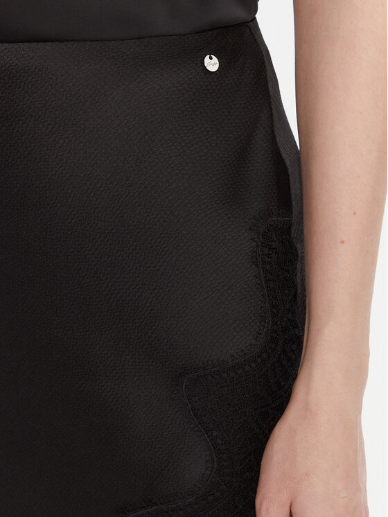 BOSS BOSS Макси пола C_Vlace 50548389 Черен Slim Fit