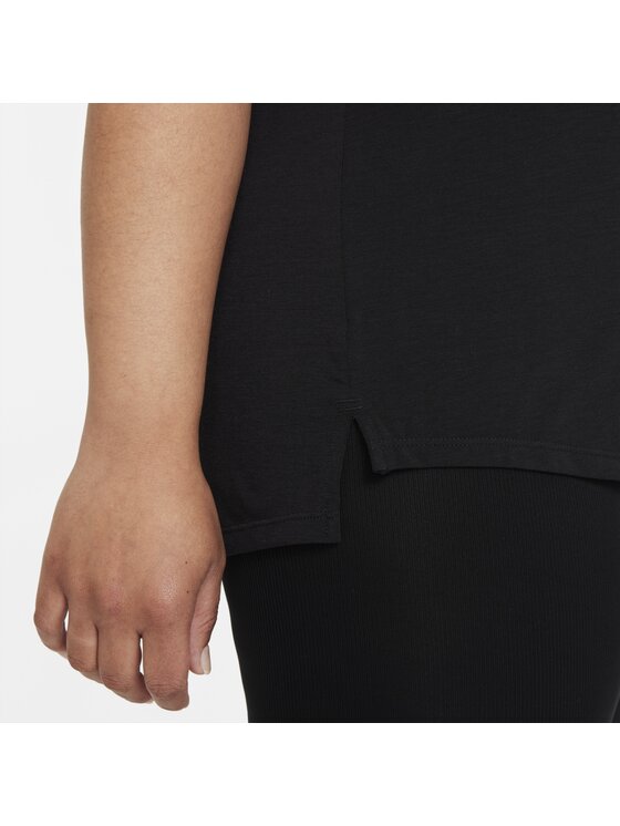 Nike Nike T-shirt Dri-FIT One Luxe Nero Regular Fit