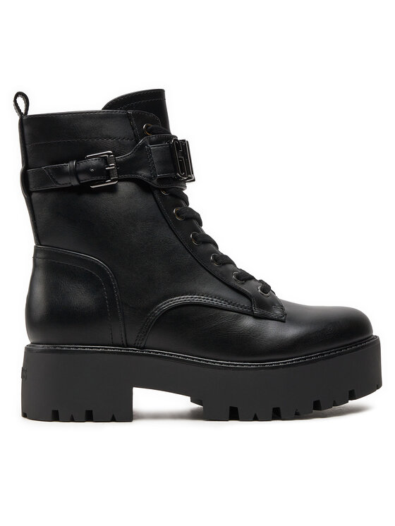 Guess Guess Bakancs Vaires FLTSOM ELE10 Fekete