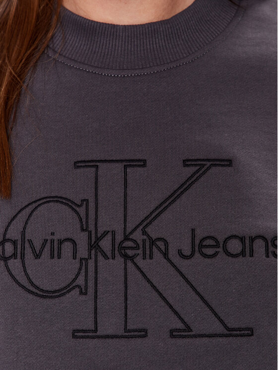 Calvin Klein Jeans Calvin Klein Jeans Μπλούζα J20J220696 Γκρι Relaxed Fit