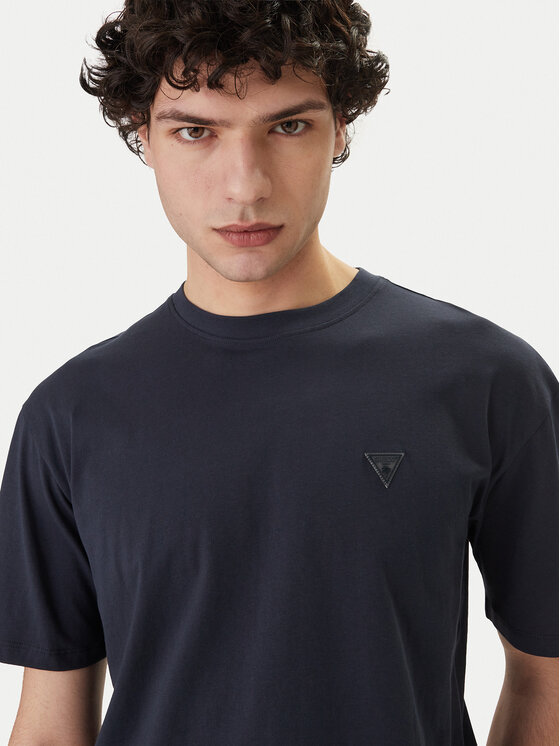 Guess Guess Tricou F6GI11 K8HM4 Bleumarin Regular Fit