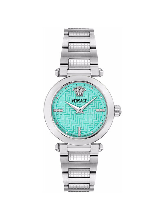Versace Versace Zegarek VE5B00225 Srebrny