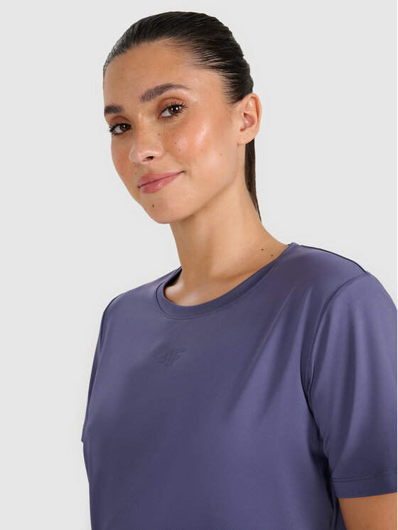 4F 4F Koszulka techniczna MULTI ACTIVE Granatowy Regular Fit