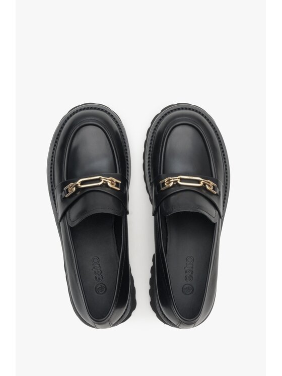 Estro Estro Μοκασίνια ER00113583 Μαύρο