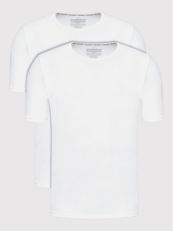 Calvin Klein Underwear 2 marškinėlių komplektas 000NB1088A Balta Regular Fit