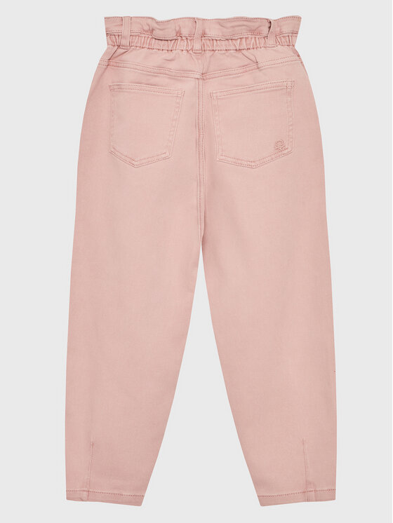 United Colors Of Benetton United Colors Of Benetton Jeansy 4VFFCE00H Różowy Relaxed Fit