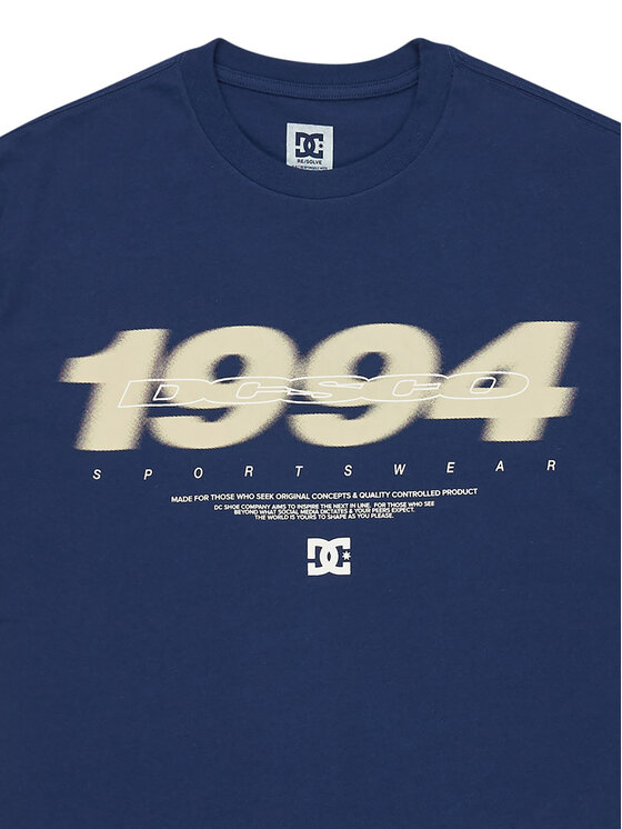 DC Shoes DC Shoes T-shirt Blurry Years EDYZT04363 Blu scuro Regular Fit