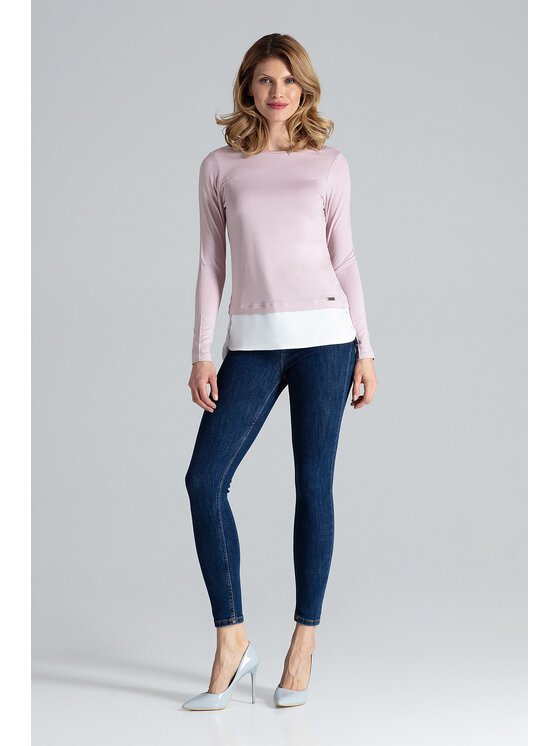 FIGL FIGL Halenka M374 Růžová Regular Fit