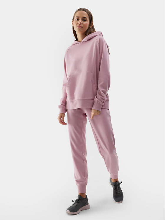 4F 4F Melegítő alsó 4FWSS24TTROF606 Rózsaszín Regular Fit