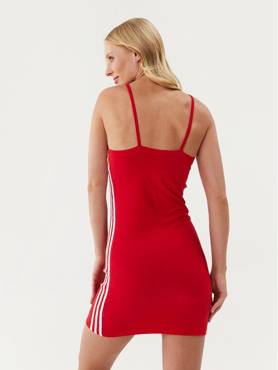 Fit Slim adidas Summer IB7402 Adicolor šaty Classics Tight Dress Každodenní Červená
