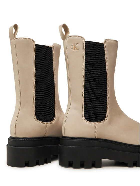 Beige chelsea boot sales