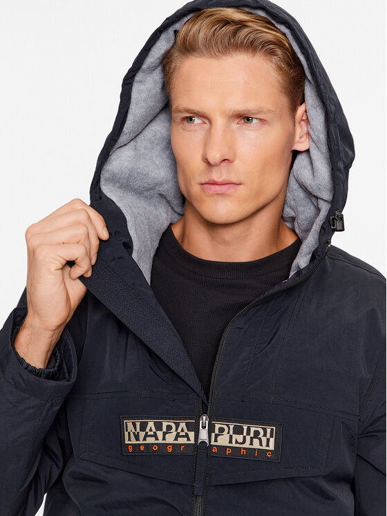 Napapijri Napapijri Демісезонна куртка Rainforest NP0A4HES Чорний Regular Fit