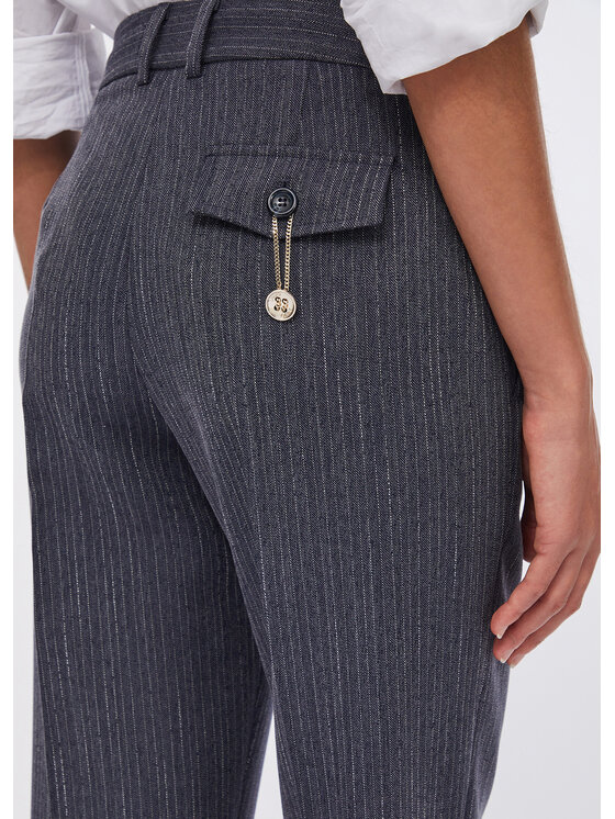 Liu Jo Liu Jo Pantalone da abito CF5426T054AC3781 Celeste Regular Fit