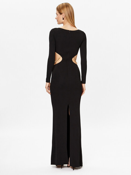 Elisabetta Franchi Elisabetta Franchi Φόρεμα βραδινό AB-468-32E2-V680 Μαύρο Slim Fit