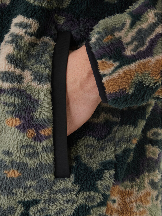 Element Element Felpa di pile Classic Sherpa ELYJK00223 Verde Regular Fit