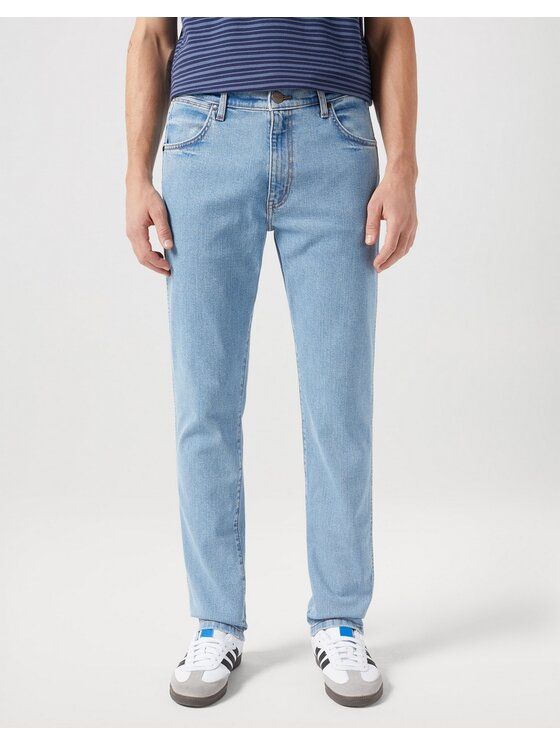 Wrangler Wrangler Jeansy Larston Good Vibes Niebieski Slim Fit