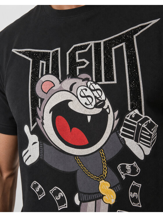 PHILIPP PLEIN PHILIPP PLEIN T-Shirt 31698 Černá Regular Fit
