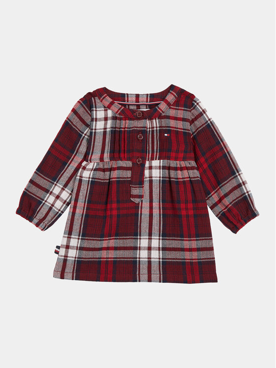 Tommy Hilfiger Tommy Hilfiger Повсякденна сукня KN0KN01717 Червоний Regular Fit