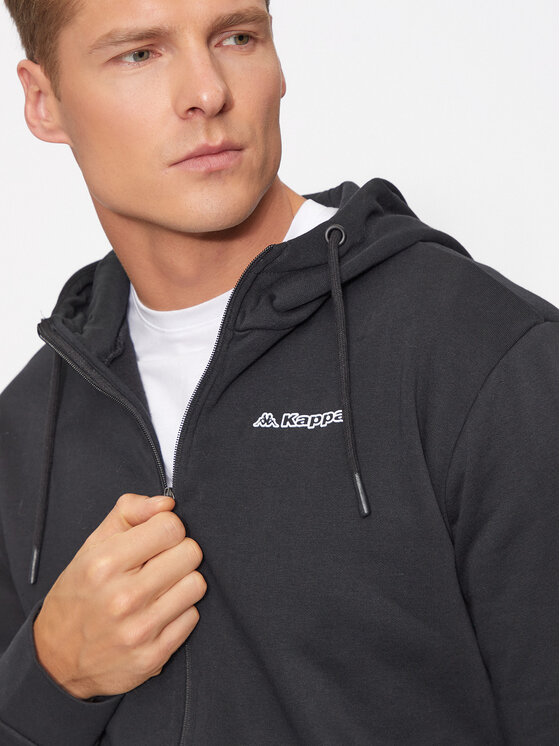 Kappa Kappa Світшот Feffo 341Q6QW Чорний Regular Fit