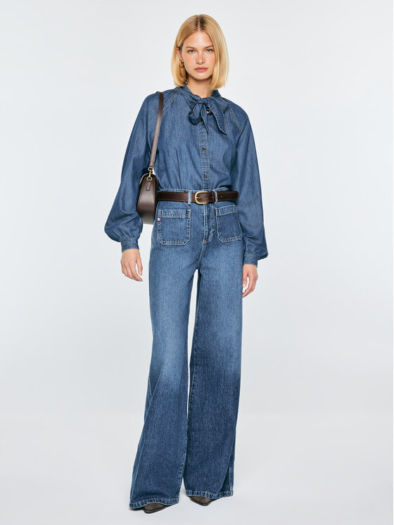 BIG STAR BIG STAR Koszula jeansowa BLAIR Granatowy Comfort Fit