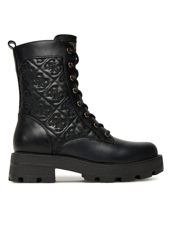Guess Guess Kotníková obuv FLTYAN ELE10 Černá