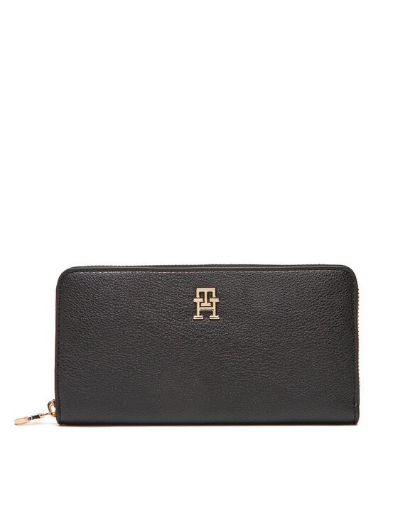 Portofel Mare pentru Bărbați Tommy Hilfiger Th Distinct Lrg Za AW0AW17482 Negru