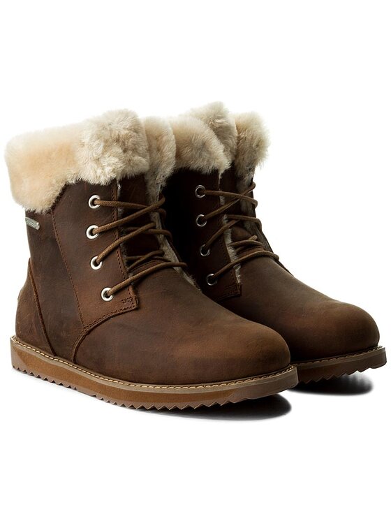 EMU Australia niegowce Shoreline Leather Lo W11588 Br zowy