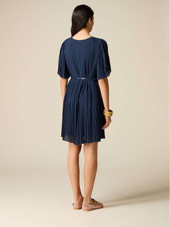 Oltre Oltre Vestito da giorno 7024J000895N034 Blu A-Line Fit