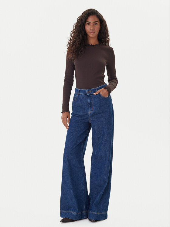 ONLY ONLY Särkpluus Leslie 15277888 Pruun Regular Fit