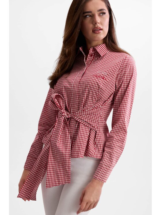 Guess Guess Top 182709 Czerwony Classic Fit
