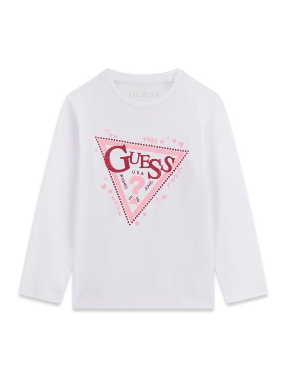 Guess Kids Guess Kids T-Shirt 183028 Bílá Classic Fit