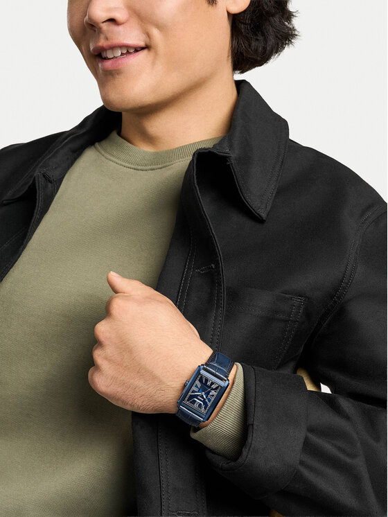 Fossil Fossil Zegarek Carraway FS6170 Granatowy