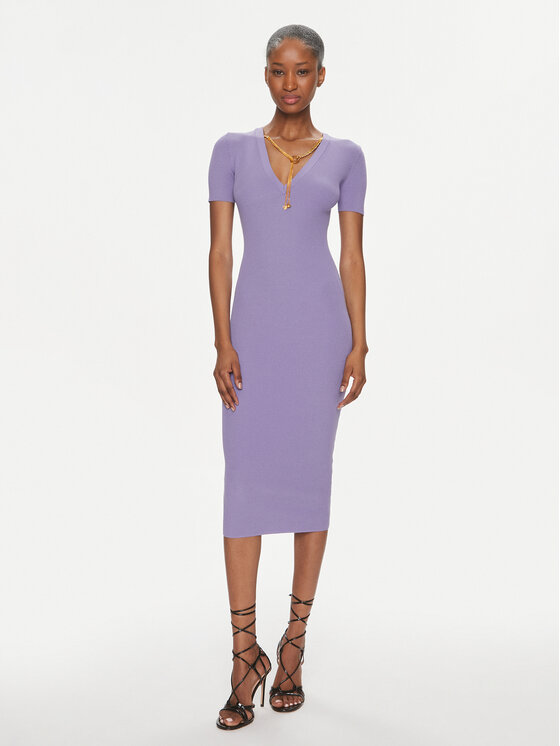 Elisabetta Franchi Rochie de zi AM-62S-41E2-V380 Violet Slim Fit