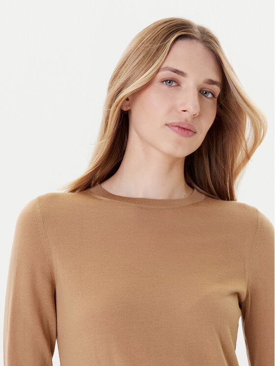 BOSS BOSS Pulover Ferpina 50544987 Bež Slim Fit