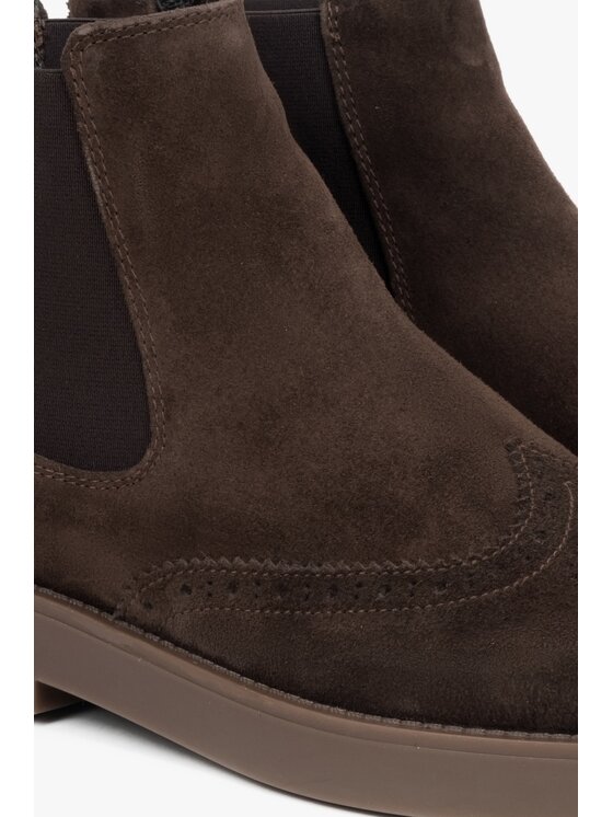 Estro Estro Μποτάκια ER00116749 Καφέ