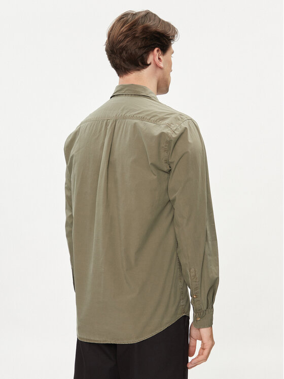Pepe Jeans Pepe Jeans Marškiniai Prince PM308270 Žalia Regular Fit