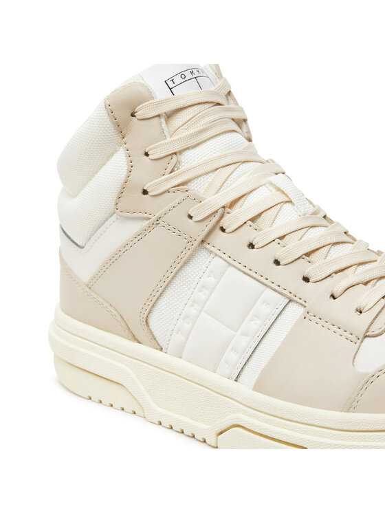 Tommy Jeans Tommy Jeans Tenisice The Brooklyn Mid Top EN0EN02579 Écru