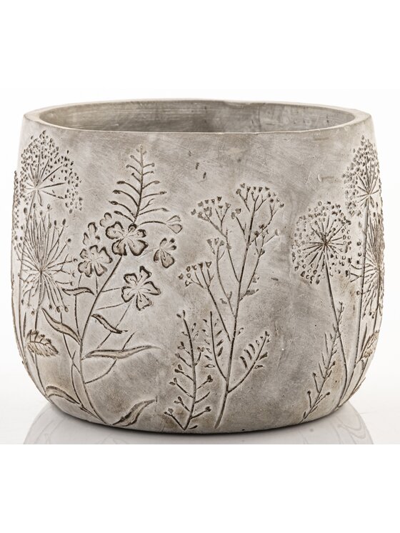 MIAhome MIAhome Osłonka cementowa 14,5x18,5x18,5 cm PRATO Szary