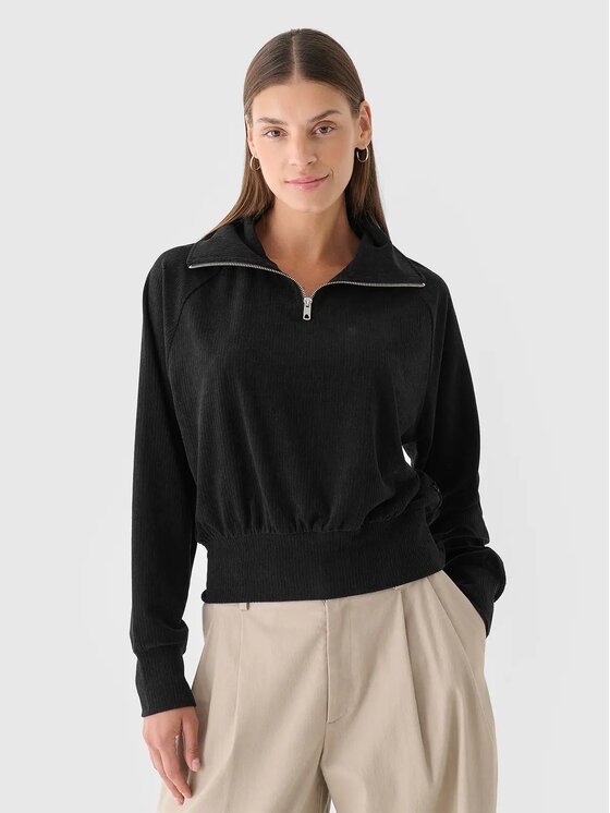 4F 4F Bluza 4FRAW24TSWSF2054-20S Czarny Oversize