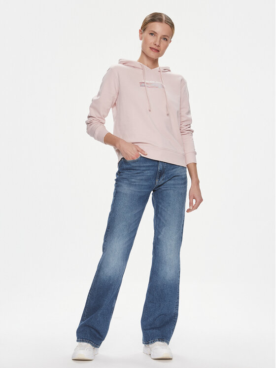 Calvin Klein Jeans Calvin Klein Jeans Суитшърт Diffused J20J223267 Розов Regular Fit