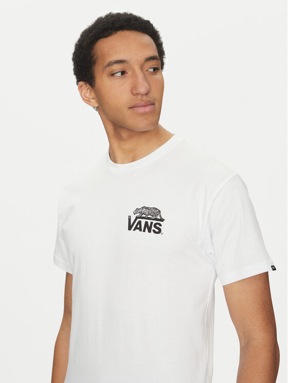 Vans Vans T-krekls Sneaky VN000M3Y Balts Regular Fit