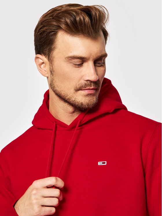Tommy Jeans Tommy Jeans Jopa Tjm Fleece DM0DM09593 Rdeča Regular Fit