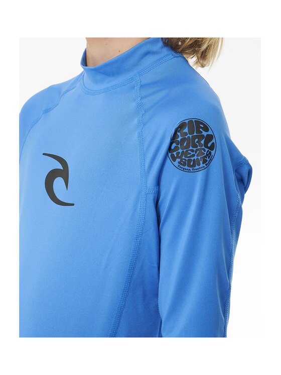 Rip Curl Rip Curl Koszulka do pływania Brand Wave Upf S/S-Boy Niebieski