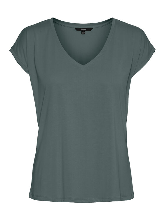 Vero Moda Vero Moda T-Shirt Filli 10247666 Zielony Relaxed Fit