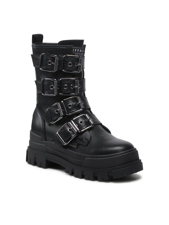 Buffalo Buffalo Botki Aspha Bike Hi BN1622157 Czarny