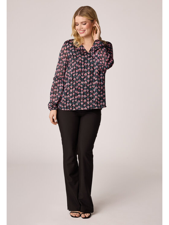 QUIOSQUE QUIOSQUE Bluzka Quiosque 2NU001219 Czarny Regular Fit