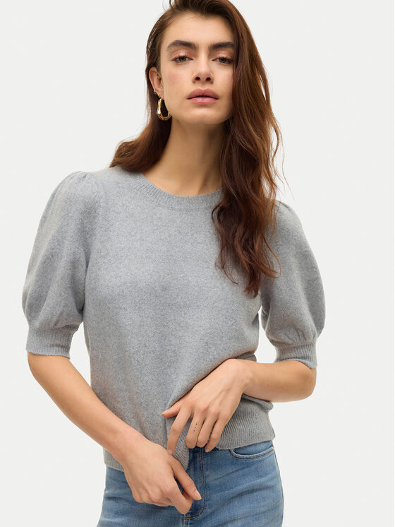 Vero Moda Vero Moda Пуловер Doffy 10278313 Сив Regular Fit